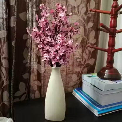 Home Decor Designer Bottle Shape Ceramic Flower Vase for Home Decor , Office , Kitchen , Dining , Study Table
