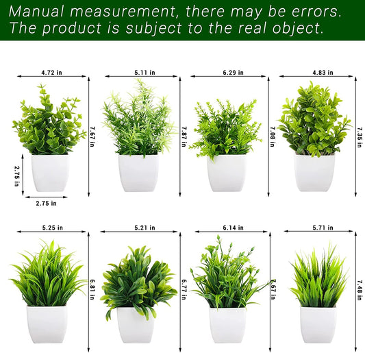 ( Pack of 8 ) Artificial Plant For Home Decor or Office Décor Also Plant Suitable For Table