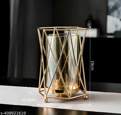 De Casa Decor New Metal Table Vase