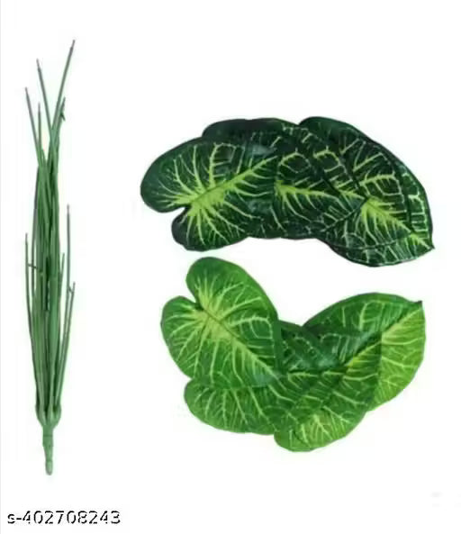 Artificial fake trees Maniplant Palm Plant 12 Leaves Without Pot ( 45cm.) Home Decore