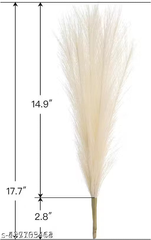 3 Piece Artificial Faux Pampas Grass For Home Decor, Gifting